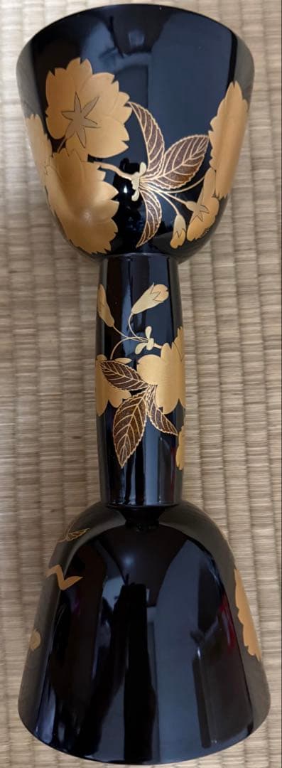 あ*ず様 和楽器　小鼓　胴　つづみ　蒔絵　鼓　中古　美品