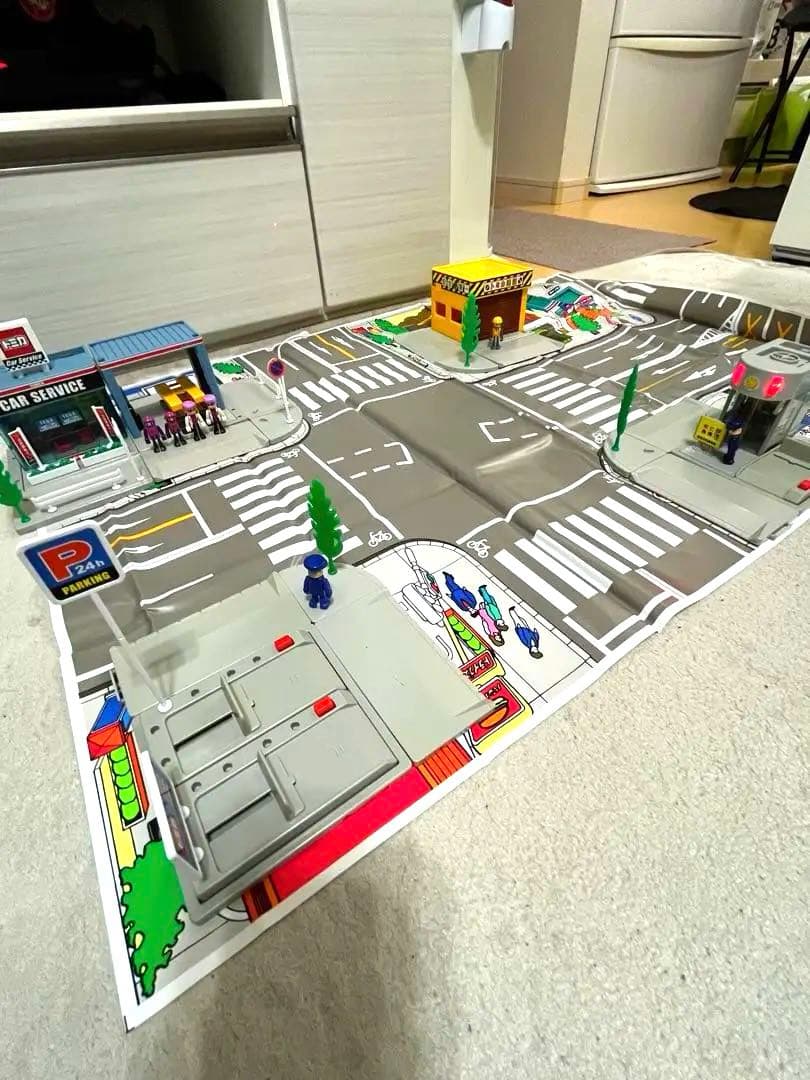 希少 はじめてのトミカタウンセット エネオス 消防署 タイムズ マップ 初期