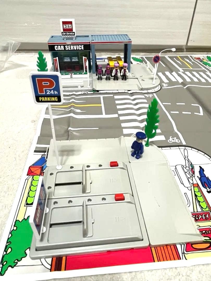 希少 はじめてのトミカタウンセット エネオス 消防署 タイムズ マップ 初期