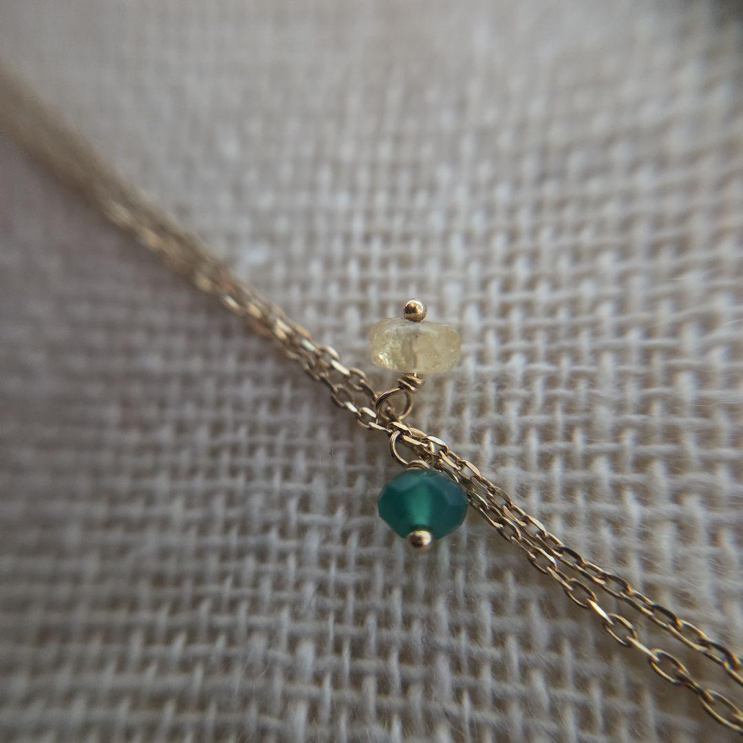 K10YG マルチカラー ネックレス