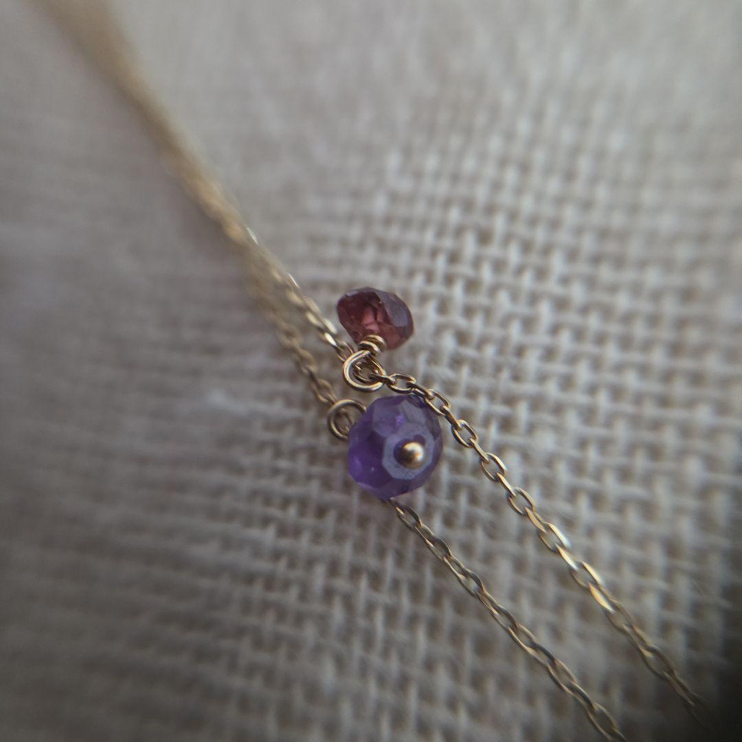 K10YG マルチカラー ネックレス