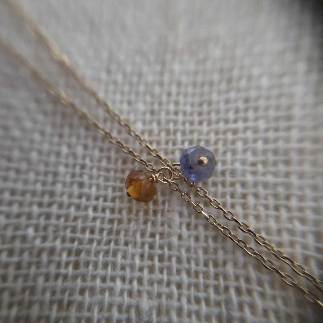 K10YG マルチカラー ネックレス