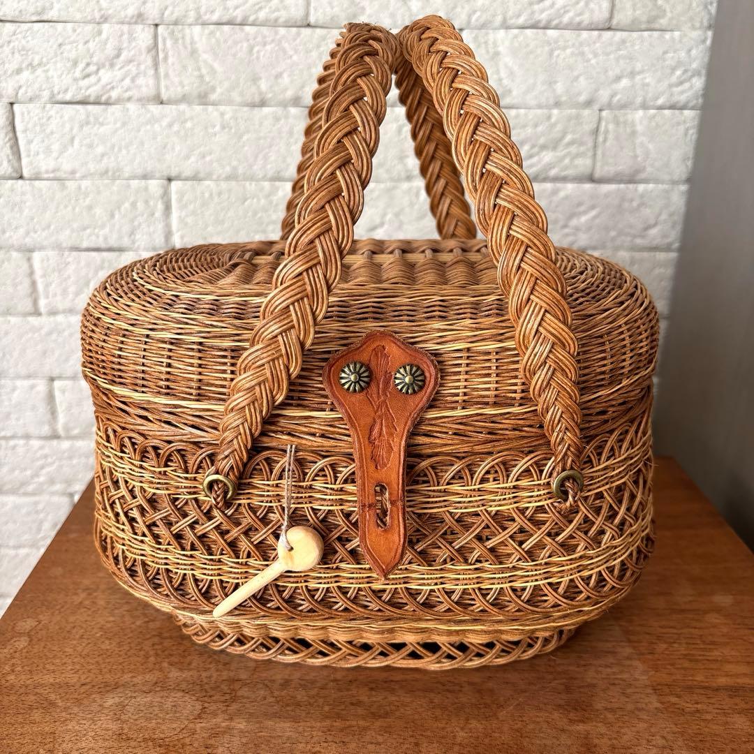 限定値下げパニエリュスティック フランス製 カゴバッグ サック・ドゥ・フィヨンせ