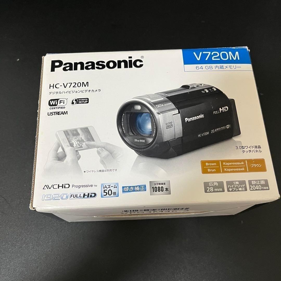 Panasonic HC-V720M ブラウン ビデオカメラ 4106