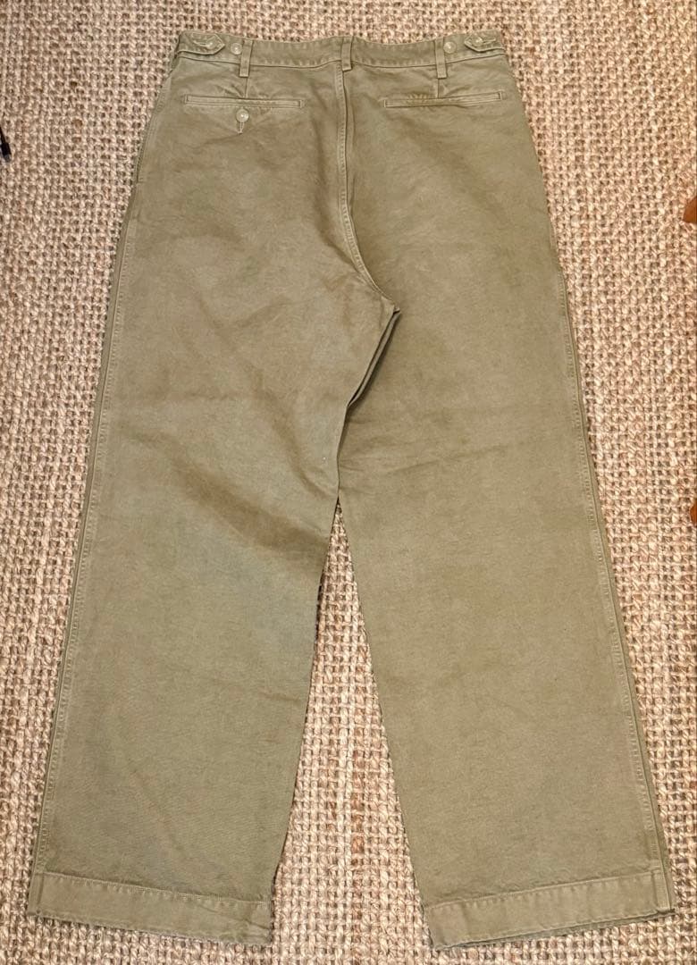 パンツ AURALEE FINX CHINO ONE-TUCK PANTS 25AW