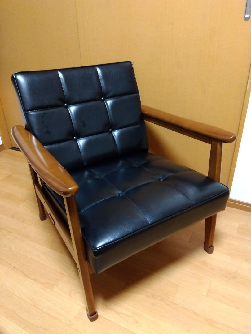 カリモク60Kチェア　1シーター　スタンダードブラック