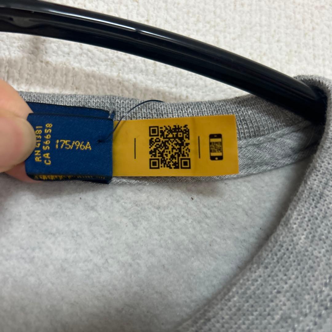 レア！Polo Ralph Lauren RLロゴグレー トレーナー メンズM