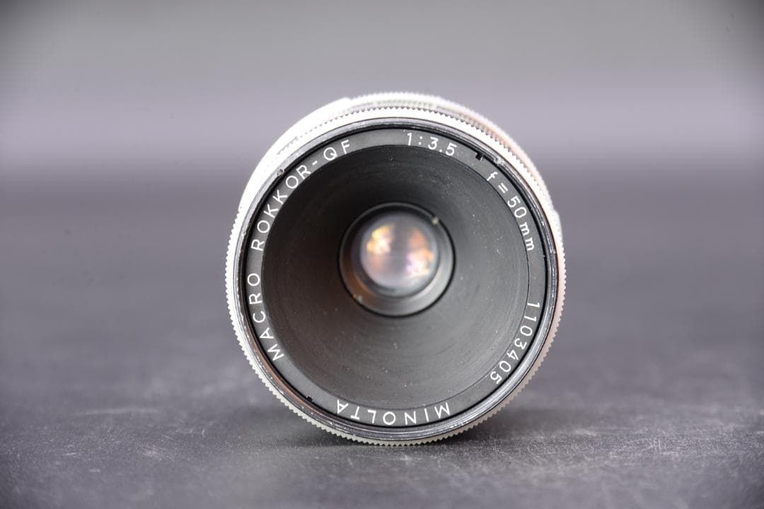 【希少】ミノルタ Macro Rokkor QF 50mm f3.5 L39