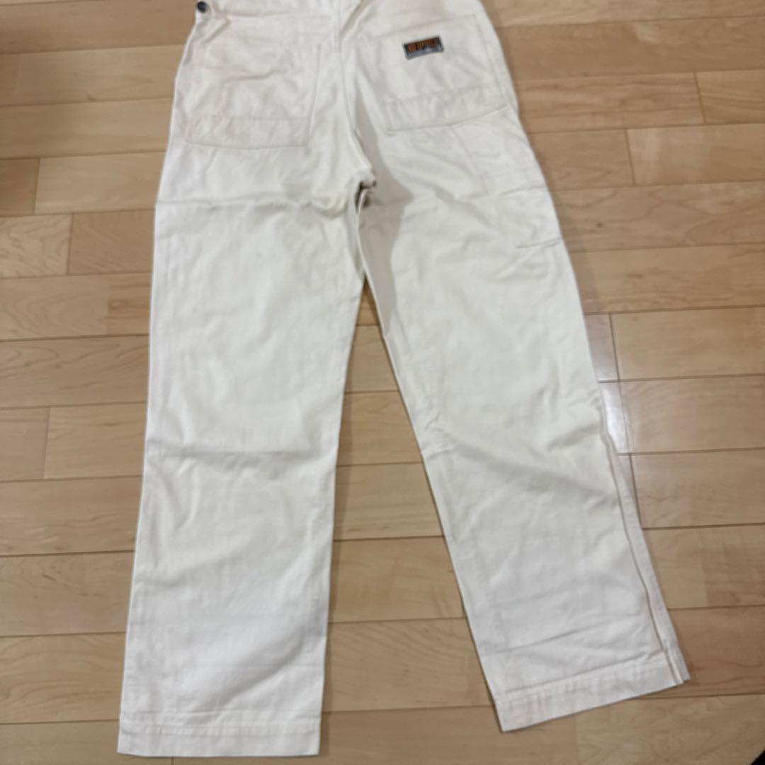 AT-DIRTY \"OVERALLS\" WHITE サイズL