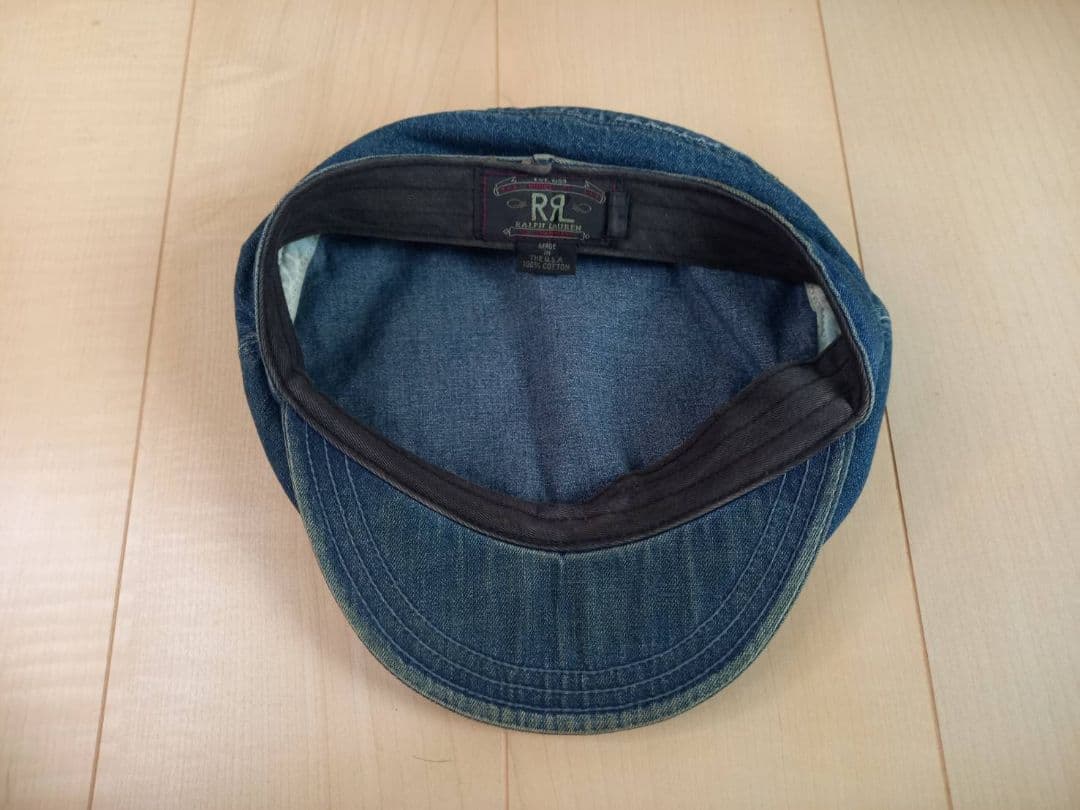 RRL　デニム　ワークキャップ　三ツ星タグ　ジャケット　キャップ　ベルト
