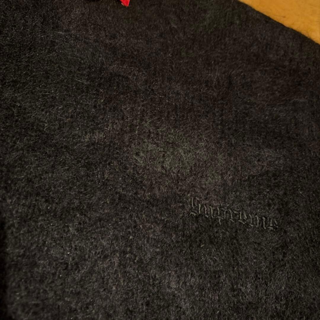 Supreme 2025FW モヘアニット ブラックL