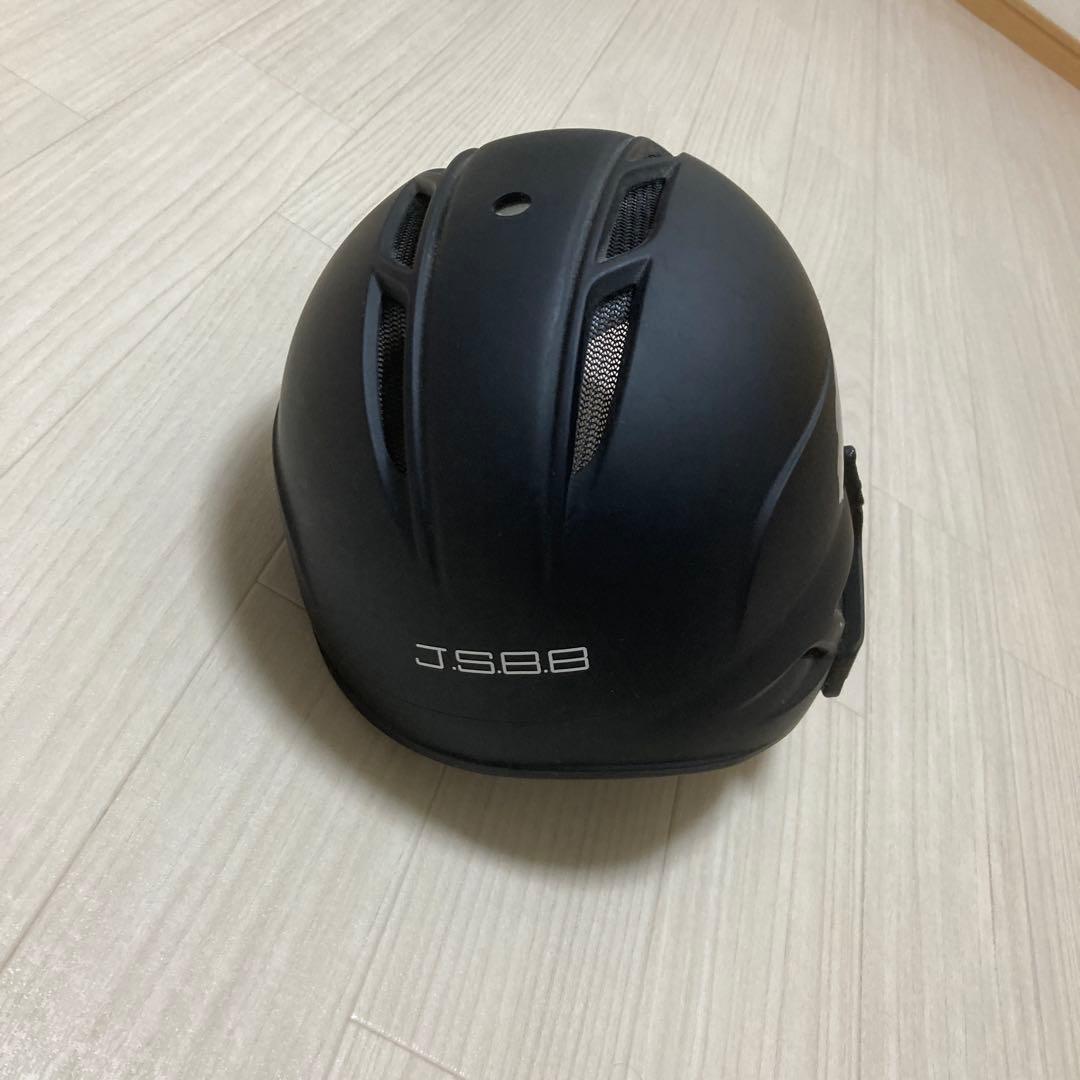 左打者用片耳フェイスガード付きヘルメット