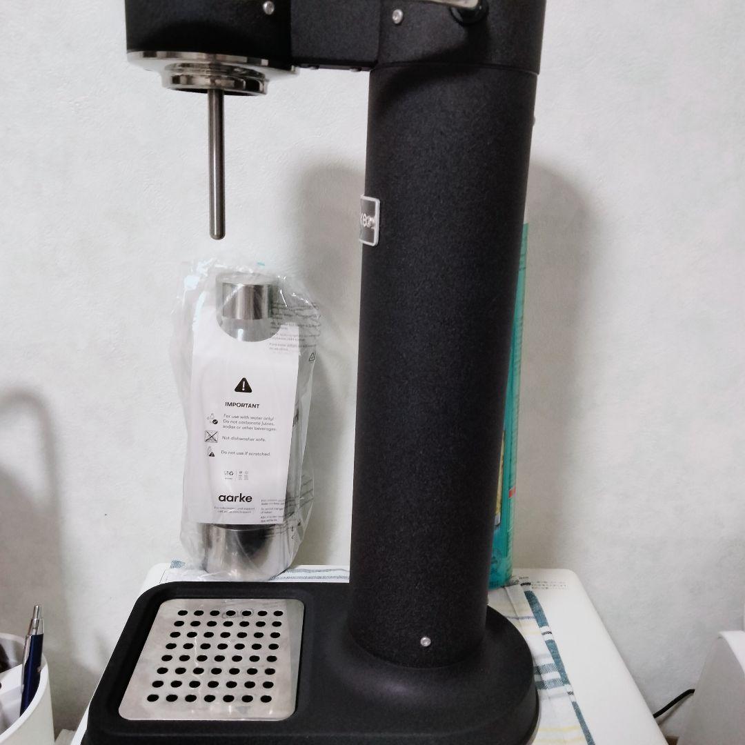 アールケ AARKE　炭酸水メーカー　カーボネーター3　マッドブラック　588