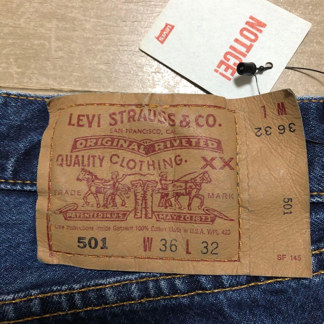 デッドストック00s USA製　リーバイス501 W36 (501xx 505)