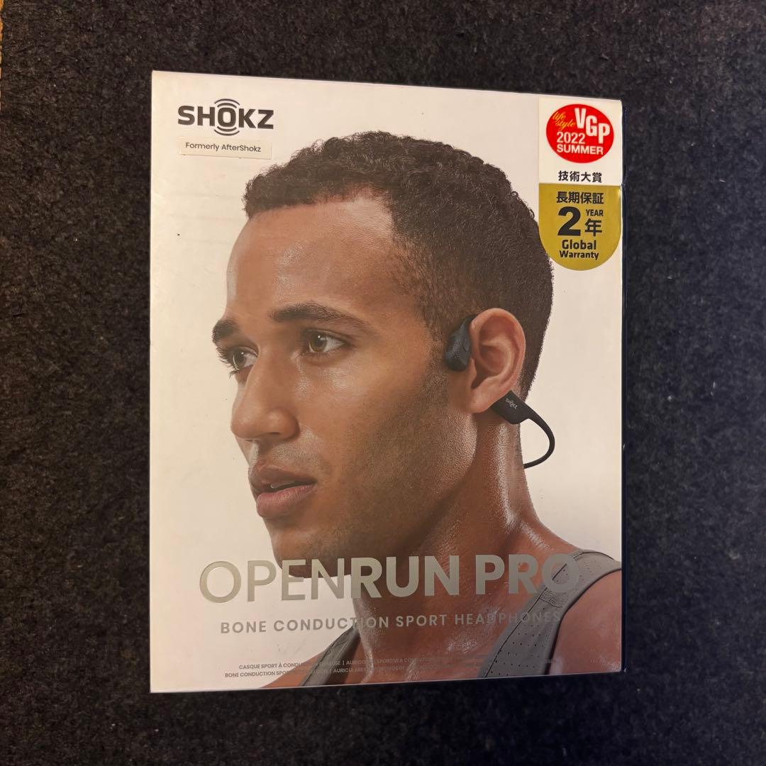 【新品同様】SHOKZ OPENRUN PRO 骨伝導イヤホン