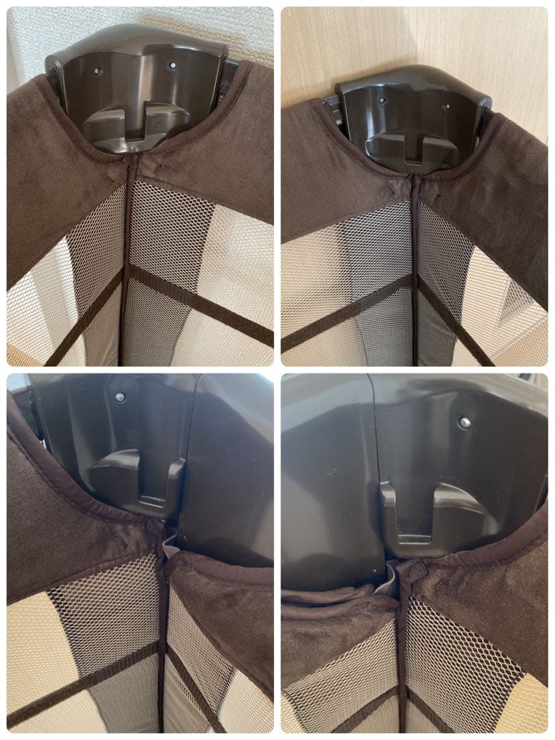 アップリカ ココネル エアープラス ベビーベッド チョコレート 折りたたみ