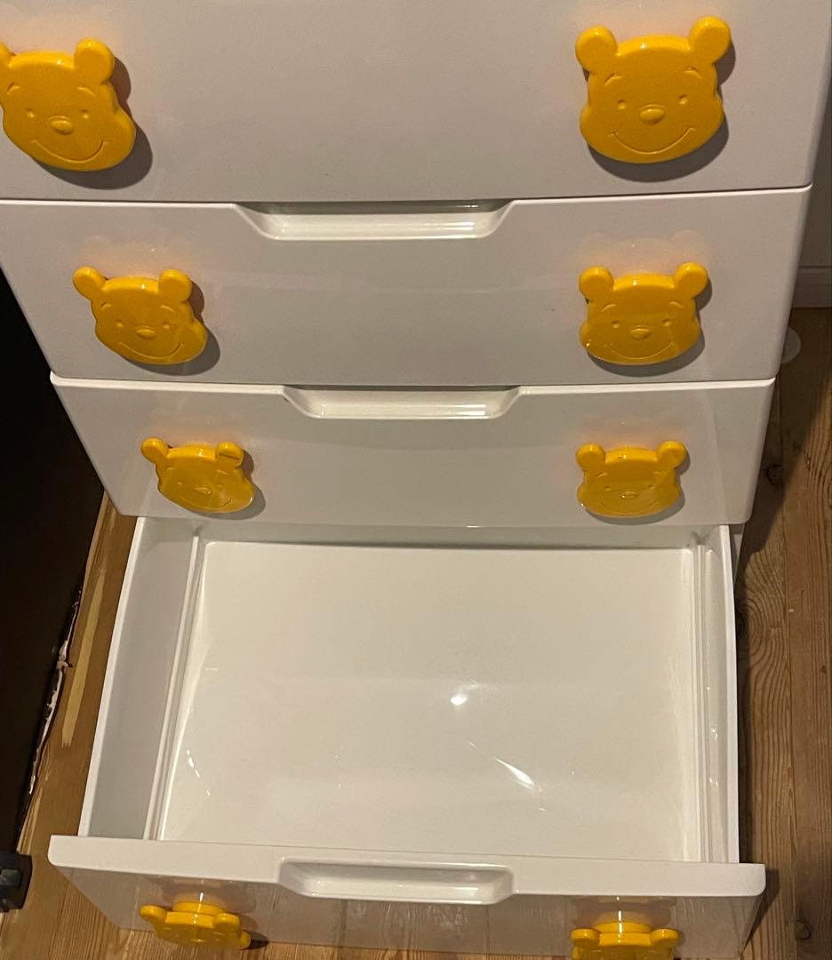 最終値下げ‼️送料込‼️美品‼️アイリスくまのプーさん　ディズニー　5段　チェスト