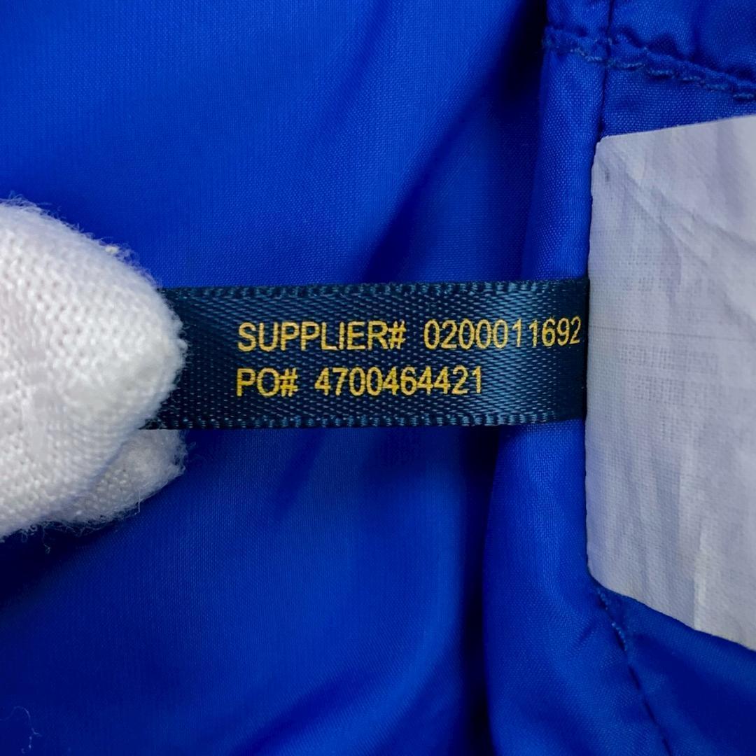 ポロラルフローレン ダウンベスト ビッグポニー 星条旗ワッペン 青 L　D863