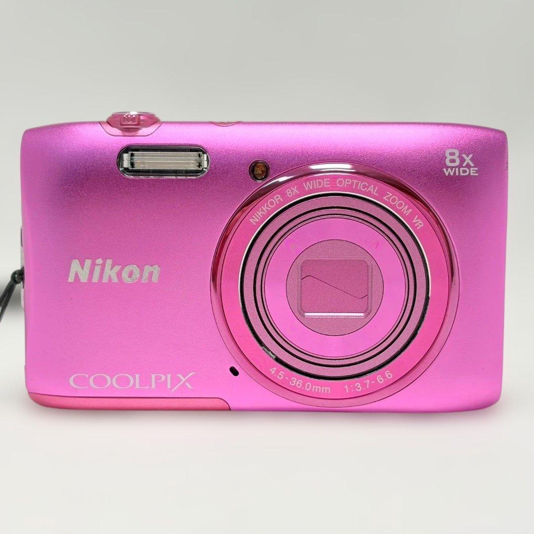 美品✨Nikon COOLPIX S3600 ピンク 動作確認済 送料無料 匿名