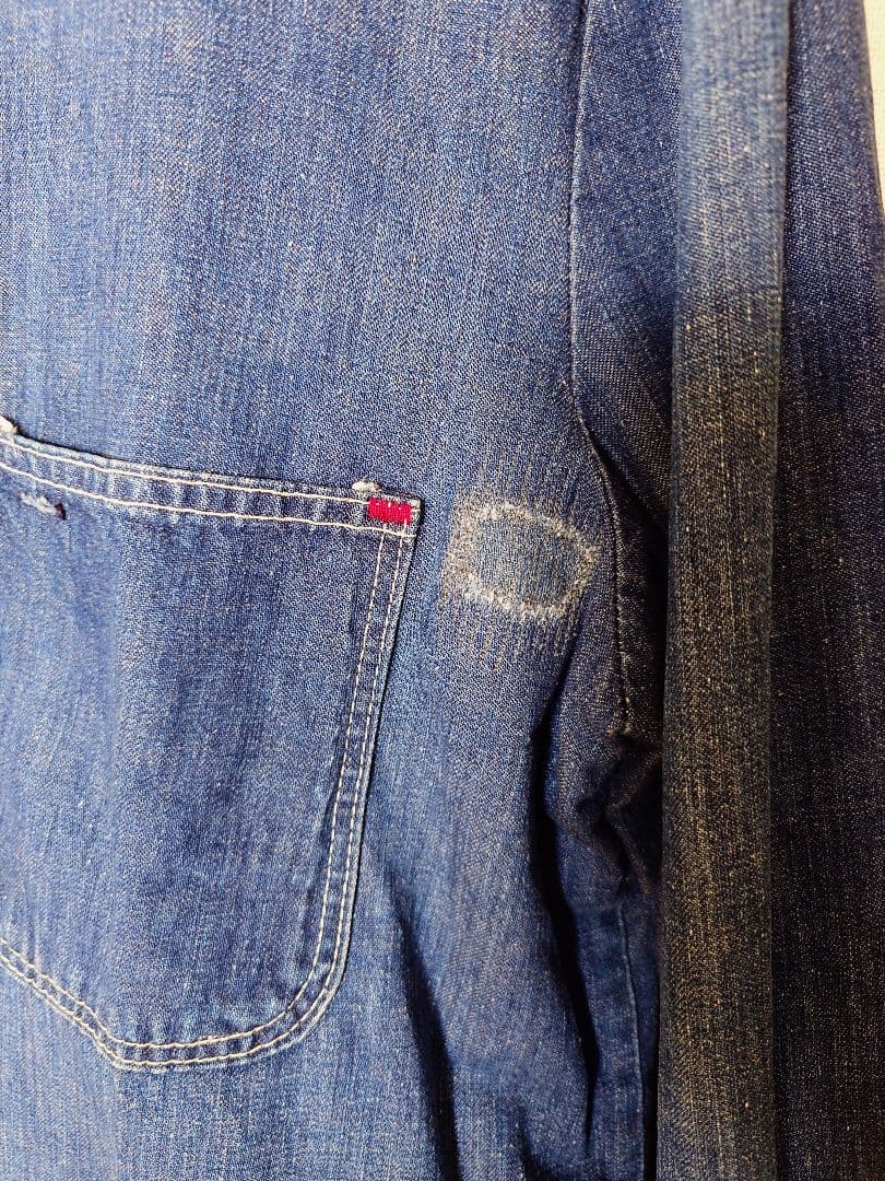 60-70s ブルーベル ラングラー インディゴデニム カバーオール サイズ44