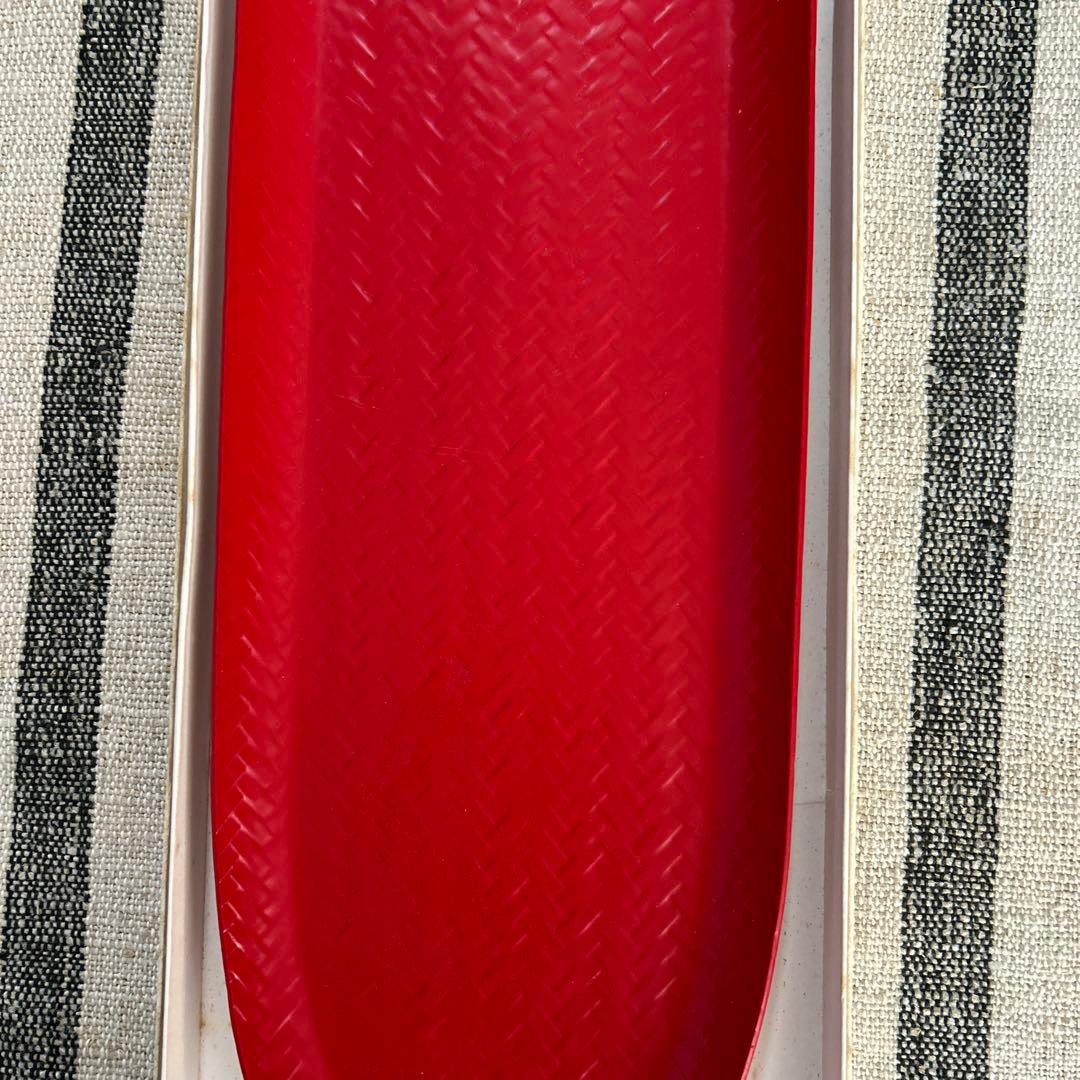 籃胎（らんたい）漆器　赤