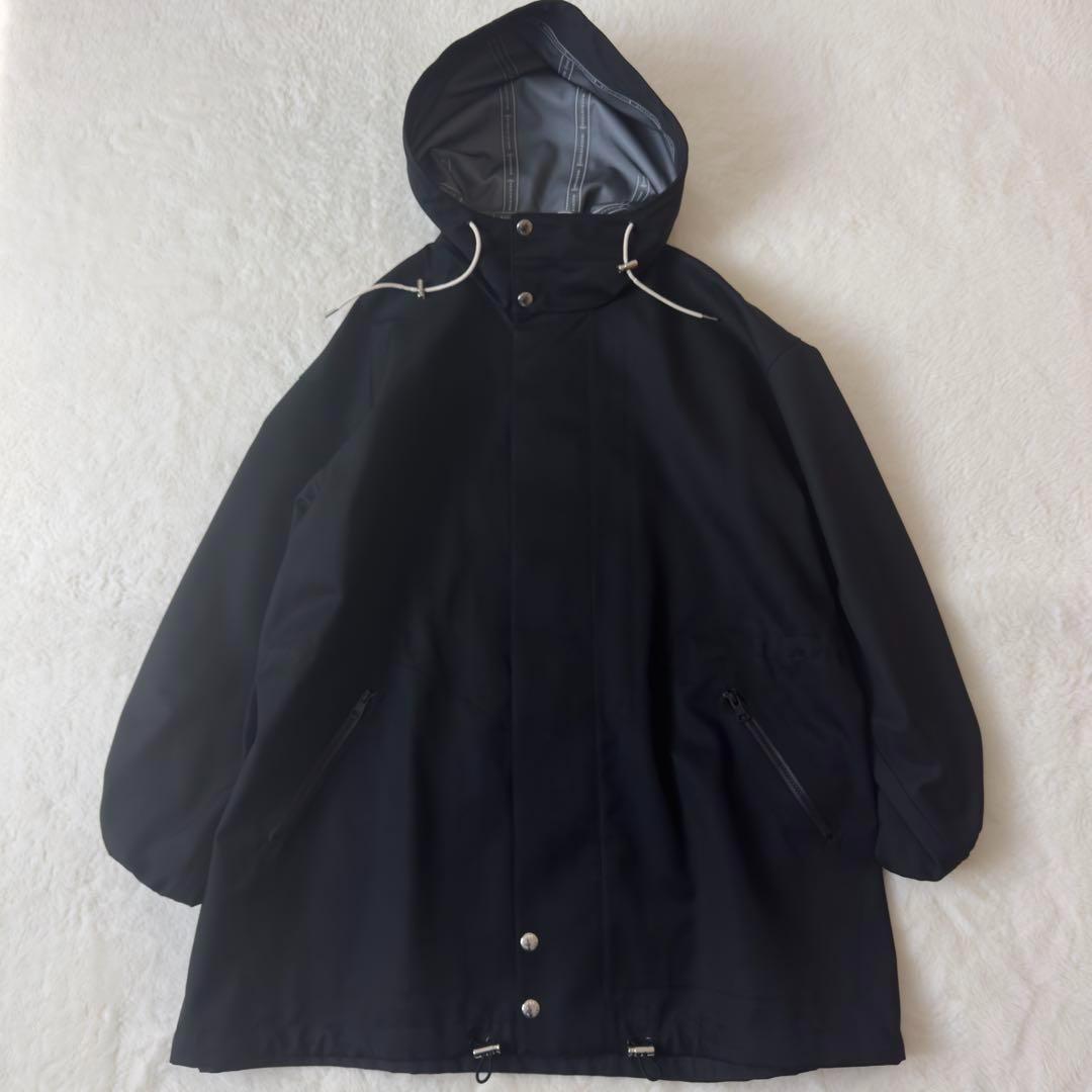 美品　マッキントッシュ　ウールショートモッズコート　マウンテンパーカー　黒　F