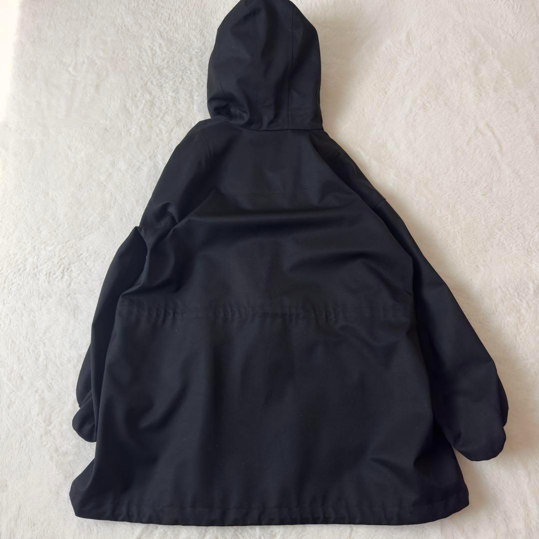 美品　マッキントッシュ　ウールショートモッズコート　マウンテンパーカー　黒　F