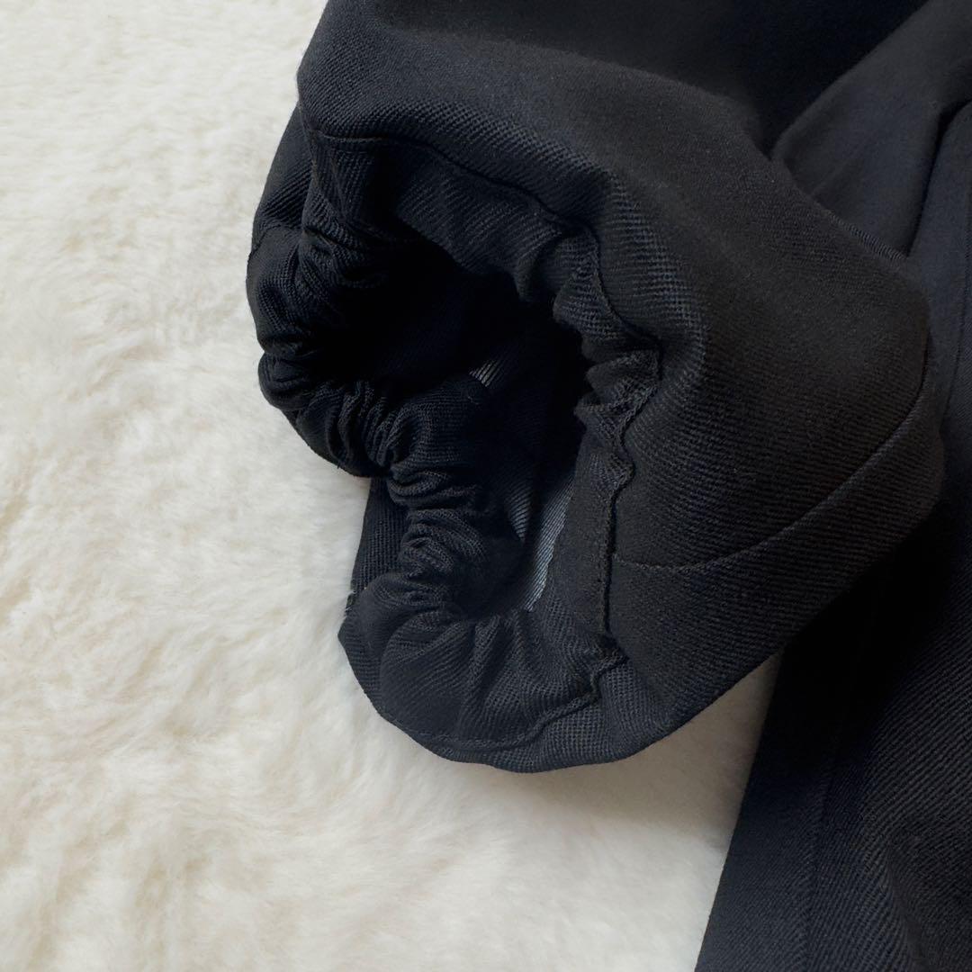 美品　マッキントッシュ　ウールショートモッズコート　マウンテンパーカー　黒　F