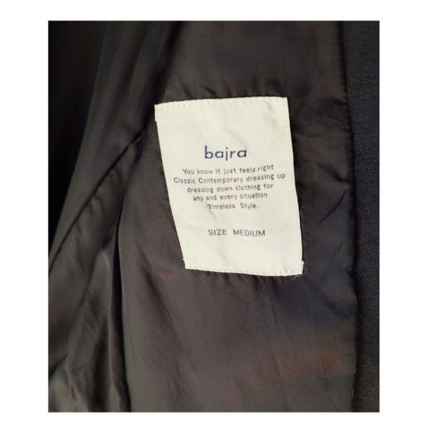 エ*7様 【希少】bajra バジュラ ムラ加工 ミドル丈ジャケット サイズM