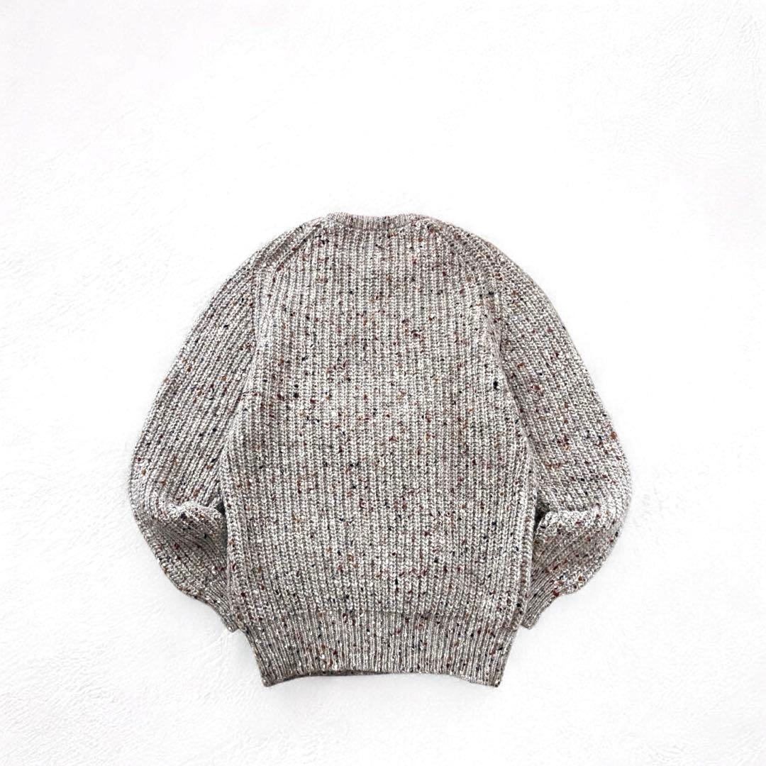 90s Woolrich ネップ リブ 畦編み ウール ニット セーター