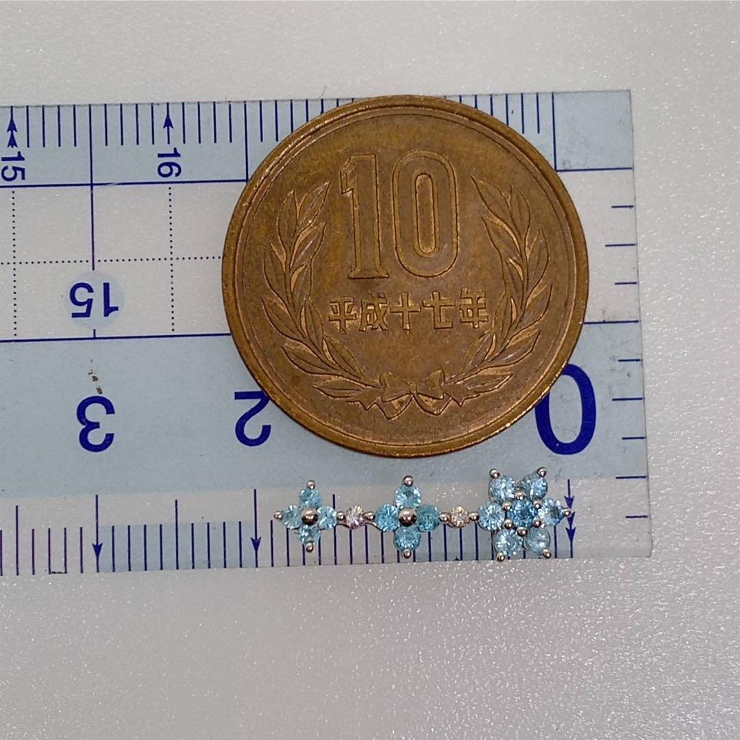 K18WG 世界三大希少石パライバトルマリンペンダントトップ　カード鑑別書