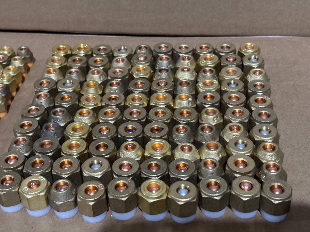 エアコン用フレアナット 2分100個3分100個