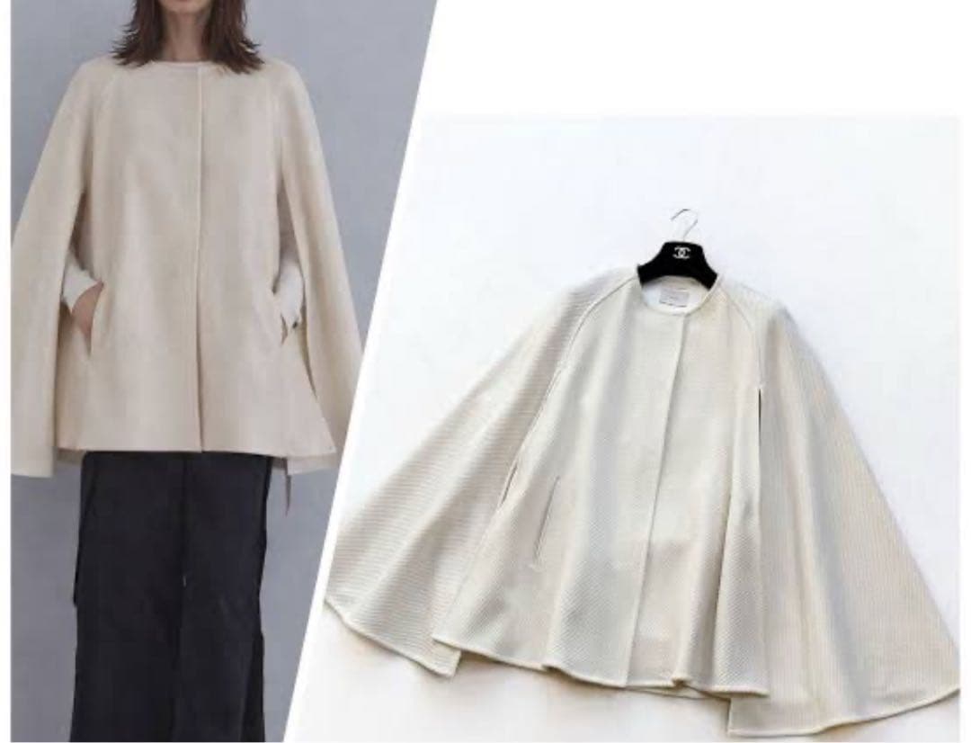 LE PHIL ルフィル スポンディッシュケープ ブラック