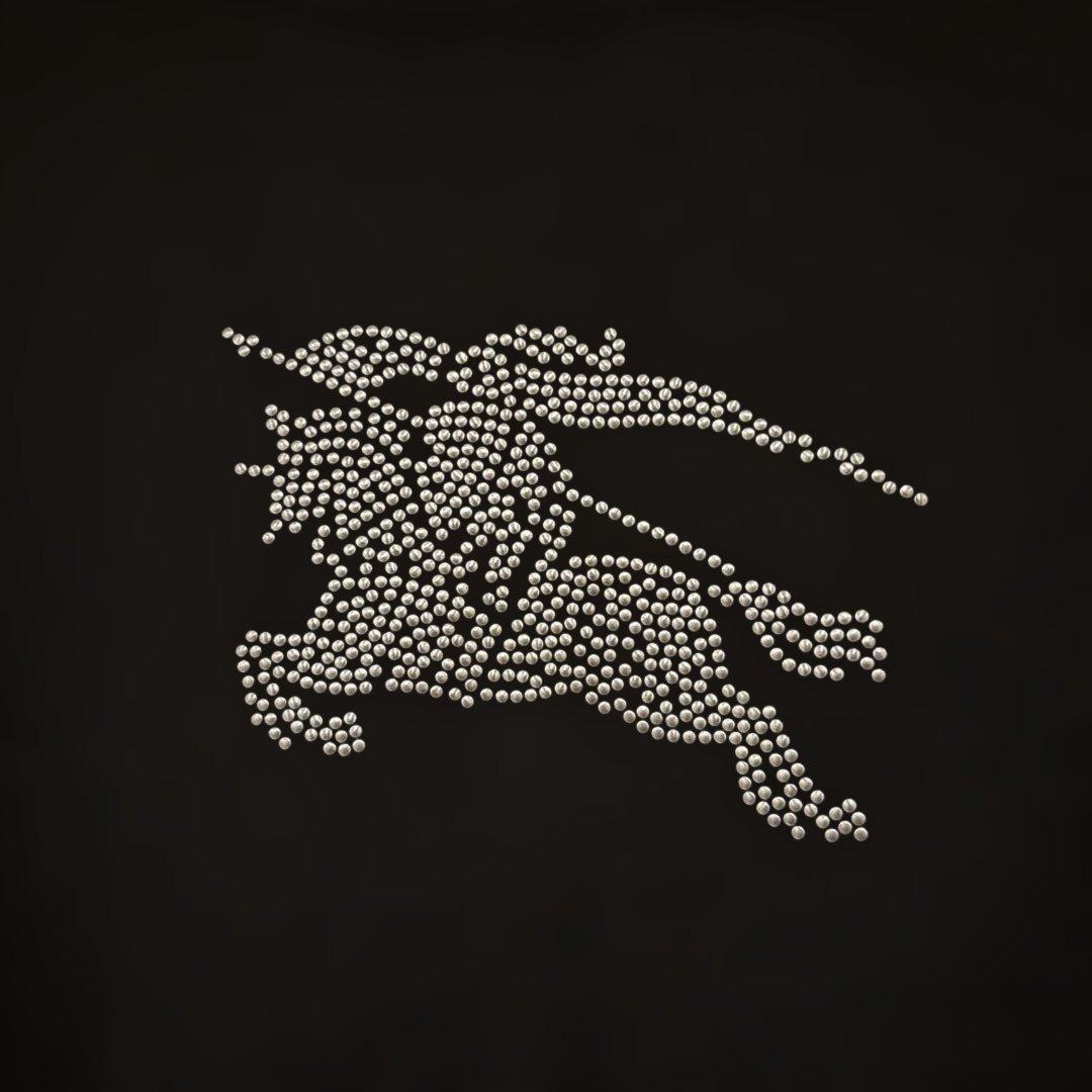 Burberry ロゴ刺繍 長袖薄手ニット サイズ5