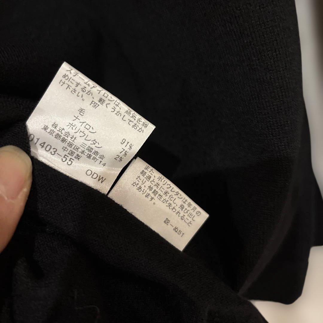 Burberry ロゴ刺繍 長袖薄手ニット サイズ5