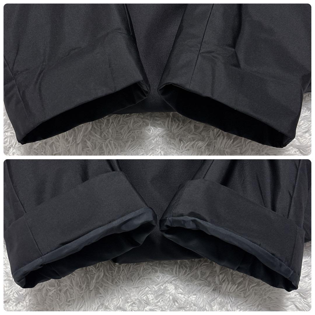 ミラショーン チンチラ シルク ファーコート ロングコート 毛皮コート 黒 40