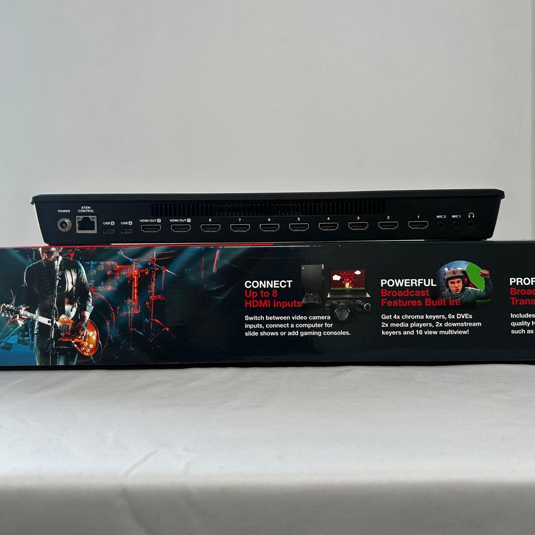 ATEM Mini Extreme ISO ライブストリーミング機器