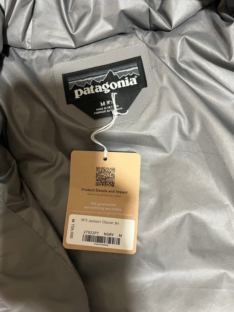 パタゴニア メンズ ジャクソングレイシャージャケット M NGRY
