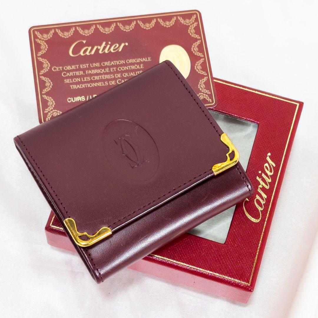 【未使用級】 Cartier マストライン ケース カード 箱付き