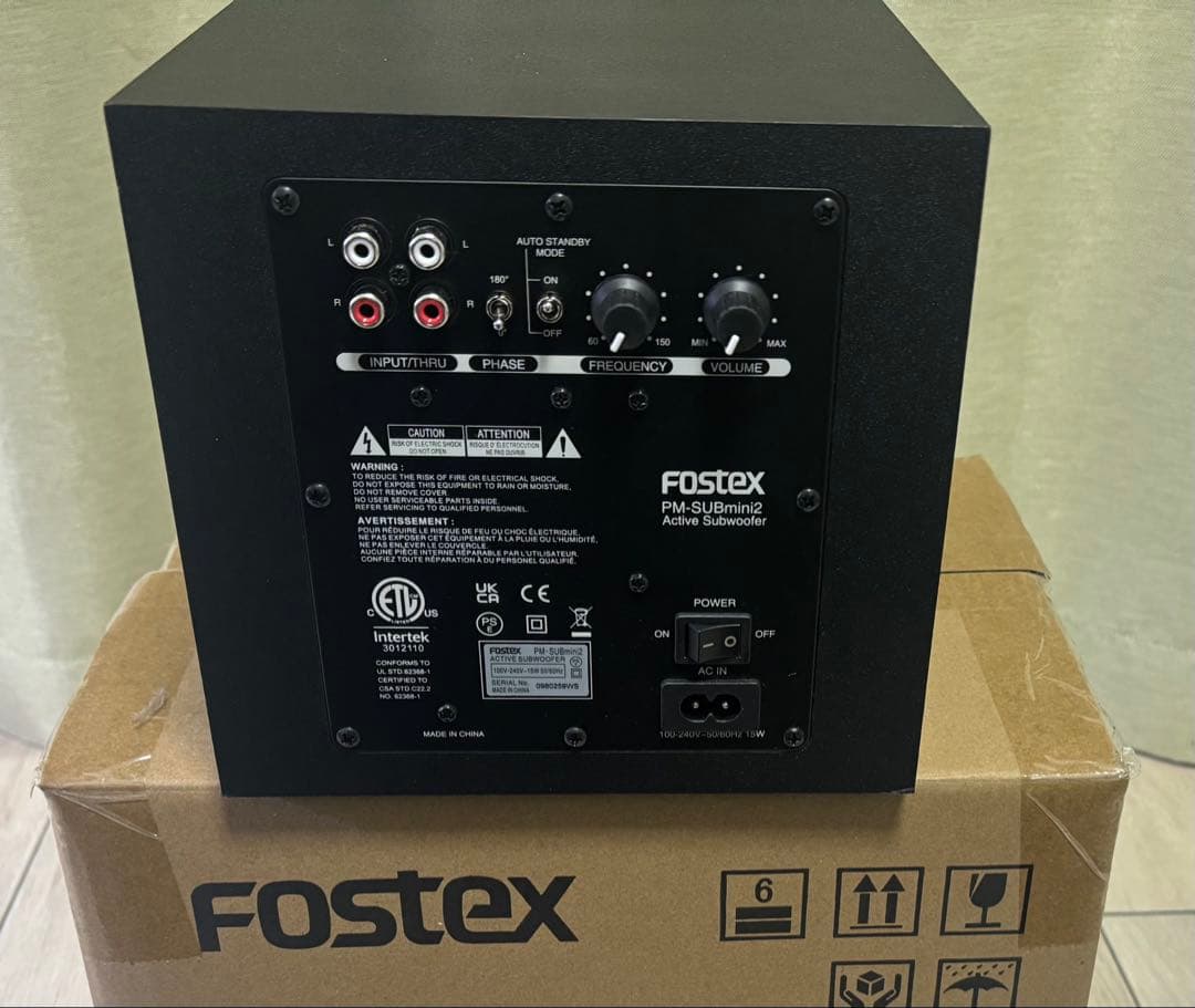 FOSTEX PM-SUBmini2 アクティブサブウーファー