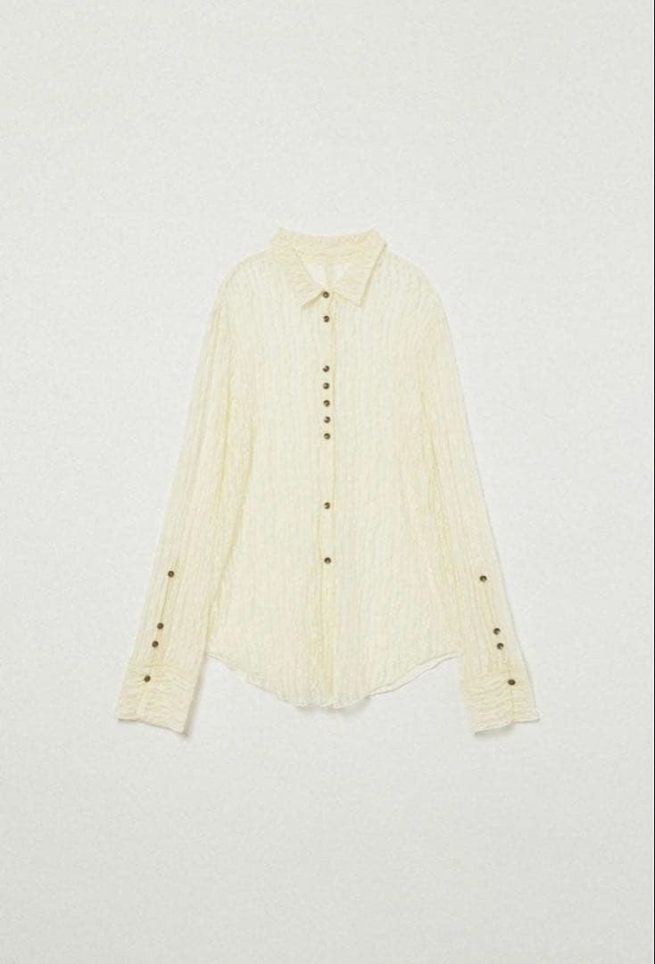 Eaphi TULLE LACE SHIRT アイボリー