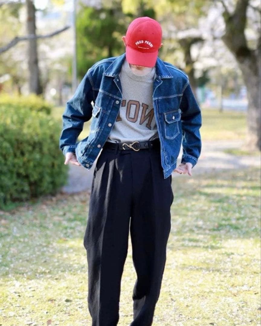 パンツ A.PRESSE / Wide Tapered Trousers / 23SS