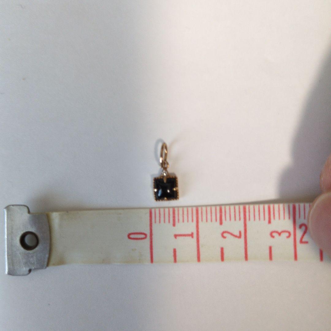 アガット　マリアージュリファインドジェットとダイヤモンドのチャーム