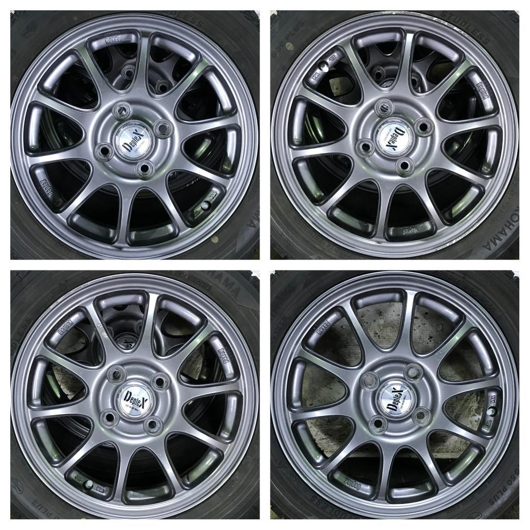 専用263 YOKOHAMA 155/65R14 9分目 スタッドレス