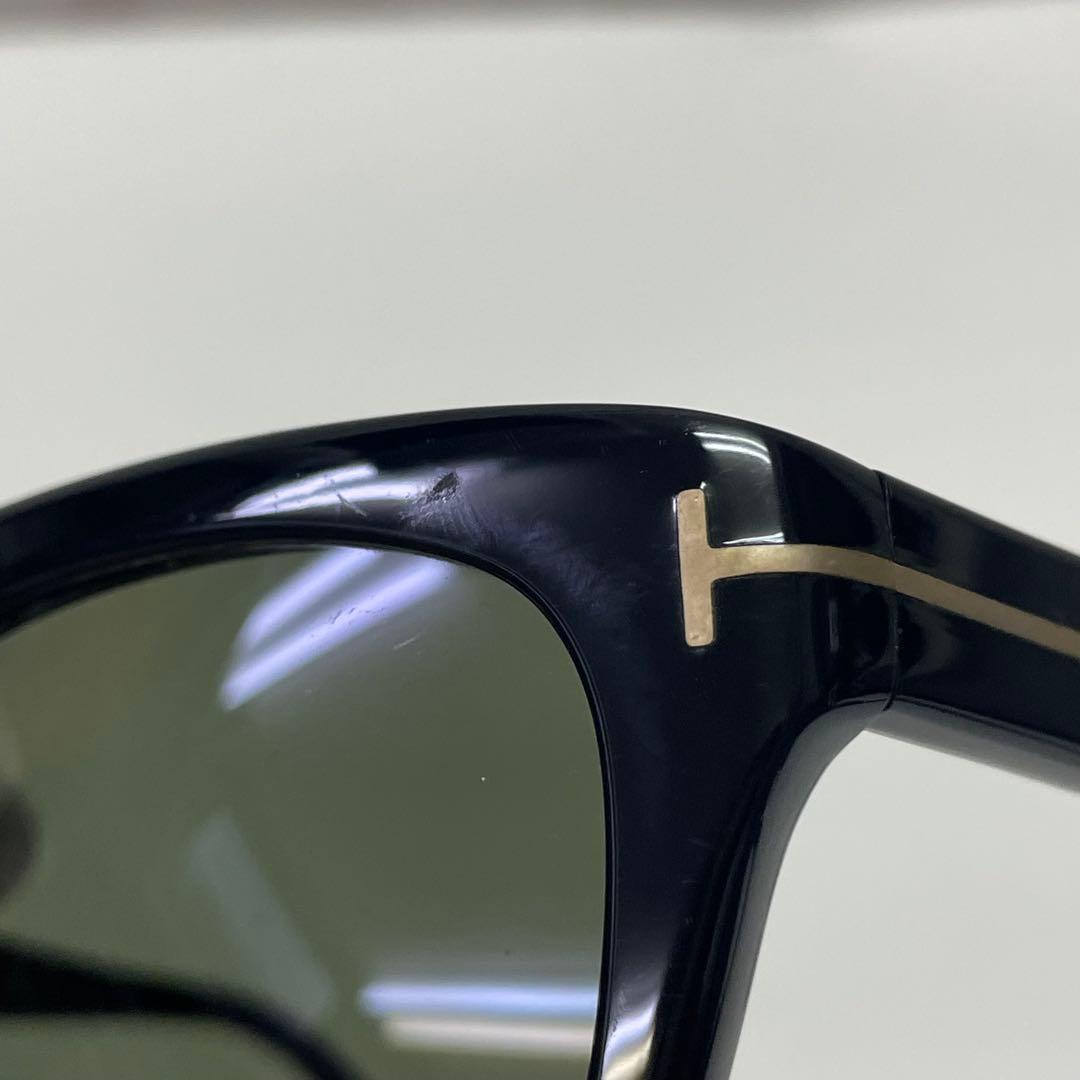 あ*さ様 TOM FORD ブラックフレーム　度入りサングラス ケース付き