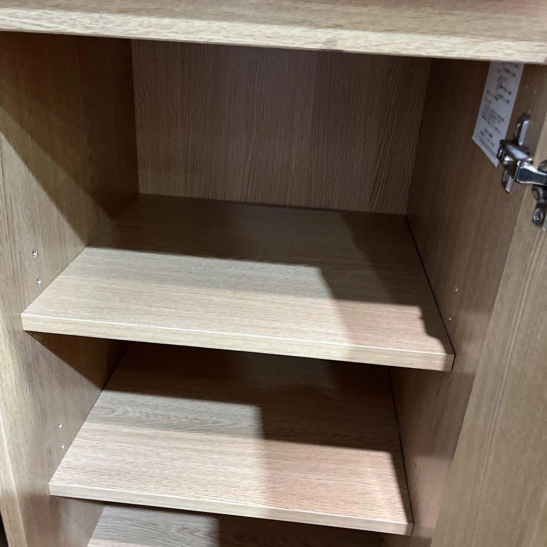 【MUJI 無印良品】◇◆食器棚◆◇木製◆◇耐震ラッチ付き◆◇タモ材