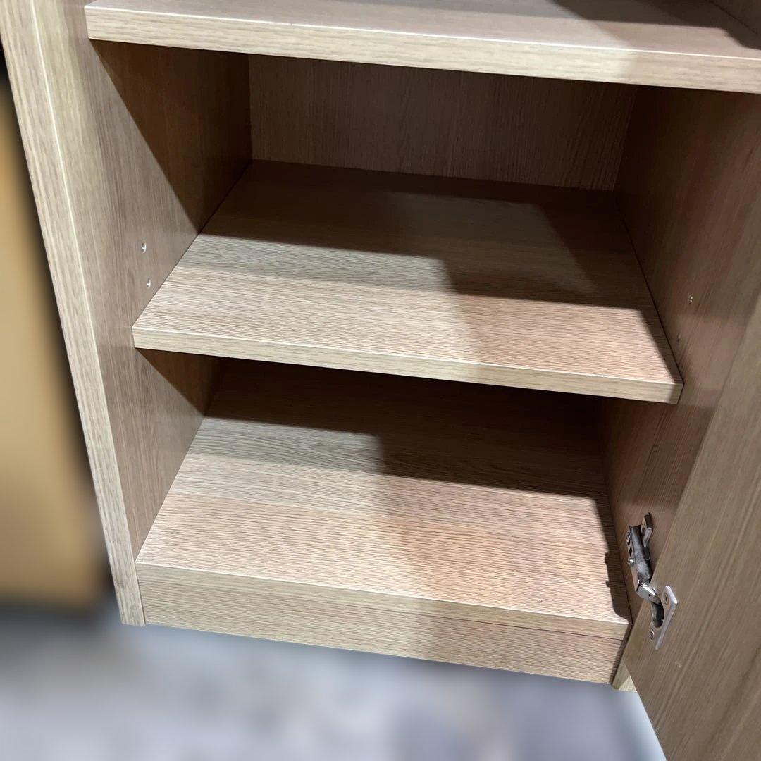 【MUJI 無印良品】◇◆食器棚◆◇木製◆◇耐震ラッチ付き◆◇タモ材