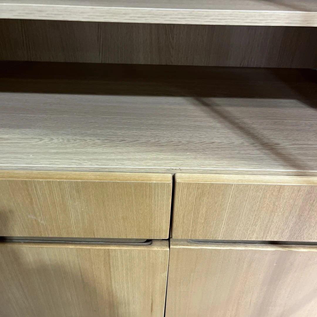 【MUJI 無印良品】◇◆食器棚◆◇木製◆◇耐震ラッチ付き◆◇タモ材