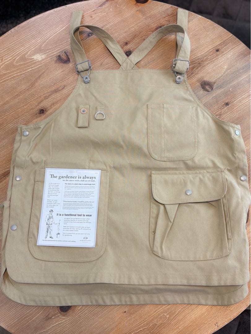 新品未使用 garage green works ベスト【ノベルティ巾着付き】