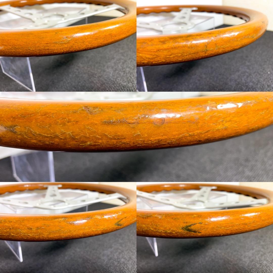 モモ INDY インディ ウッドステアリング 35パイ 1985年2月製 当時物